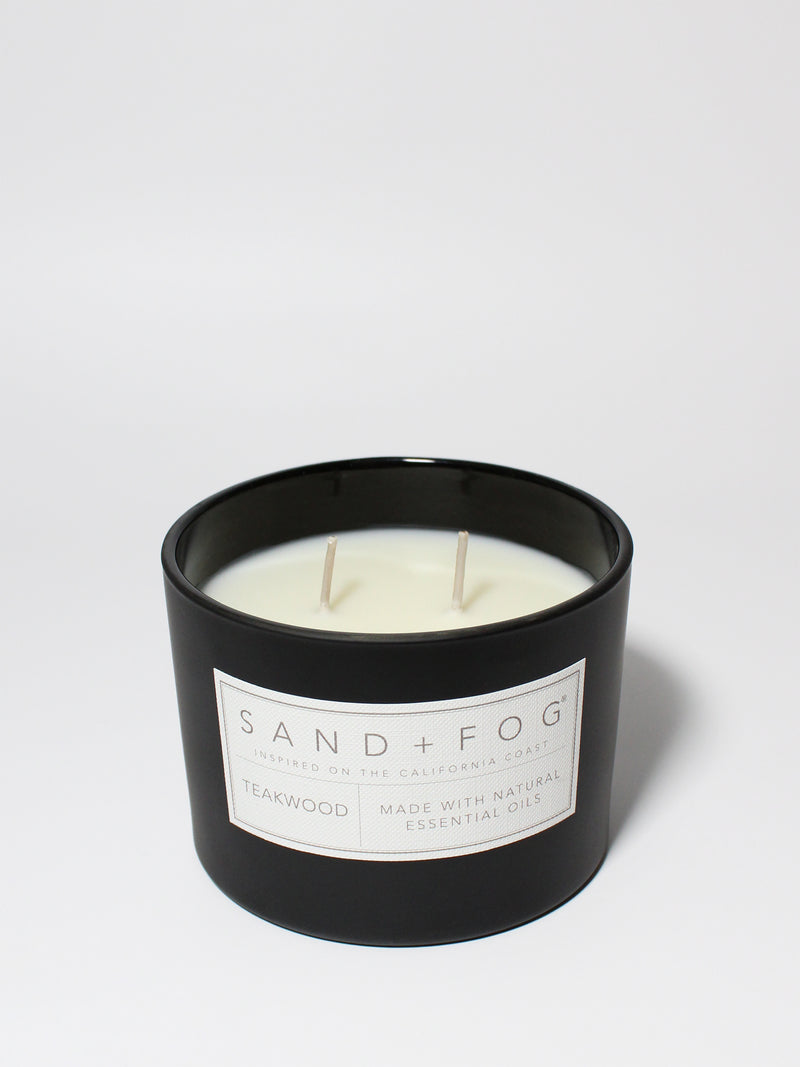 Teakwood 12 oz scented candle