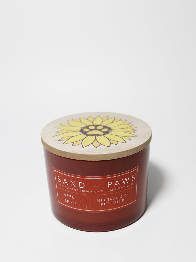 Sand + Paws Apple Spice 12 oz scented candle