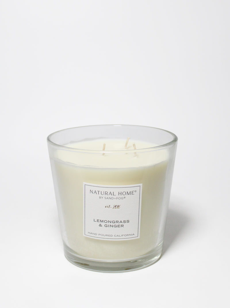 Lemongrass & Ginger Natural Home 31 oz scented candle