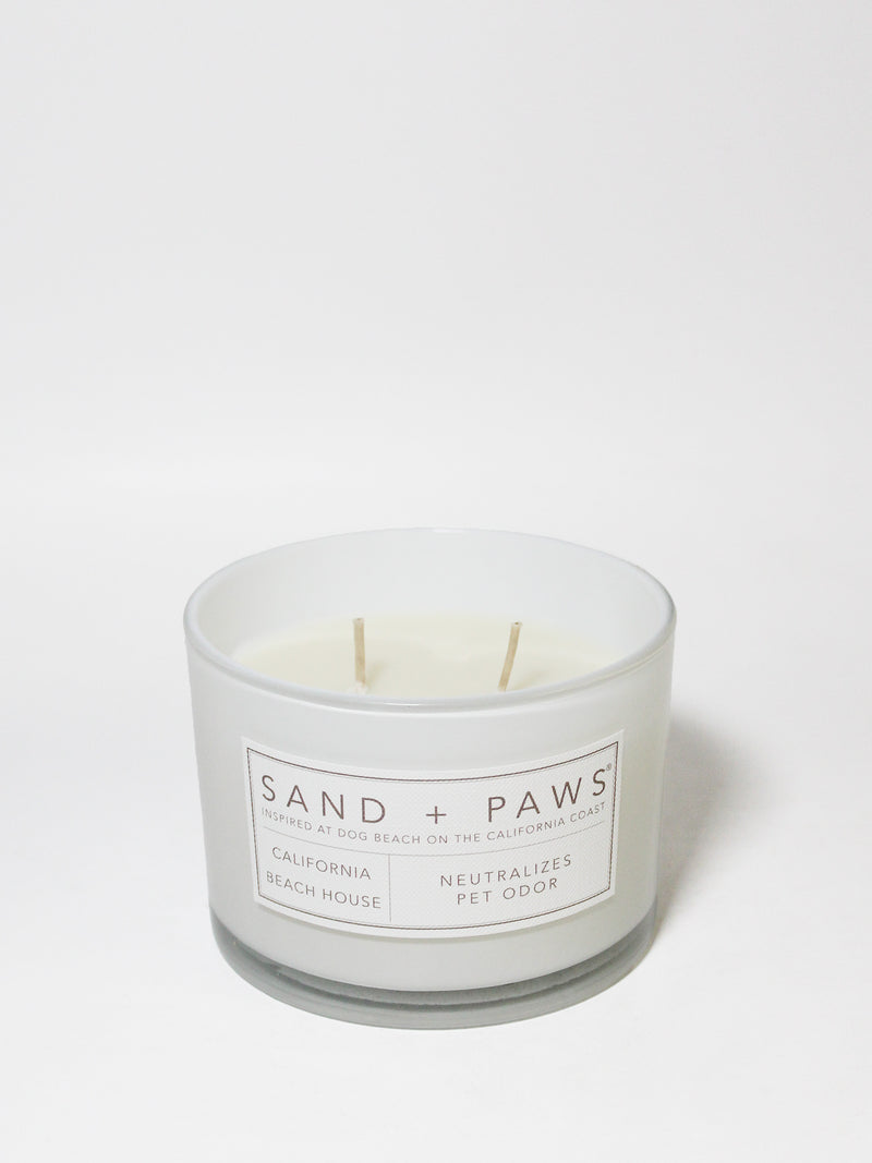 Sand + Paws California Beach House 12 oz scented candle